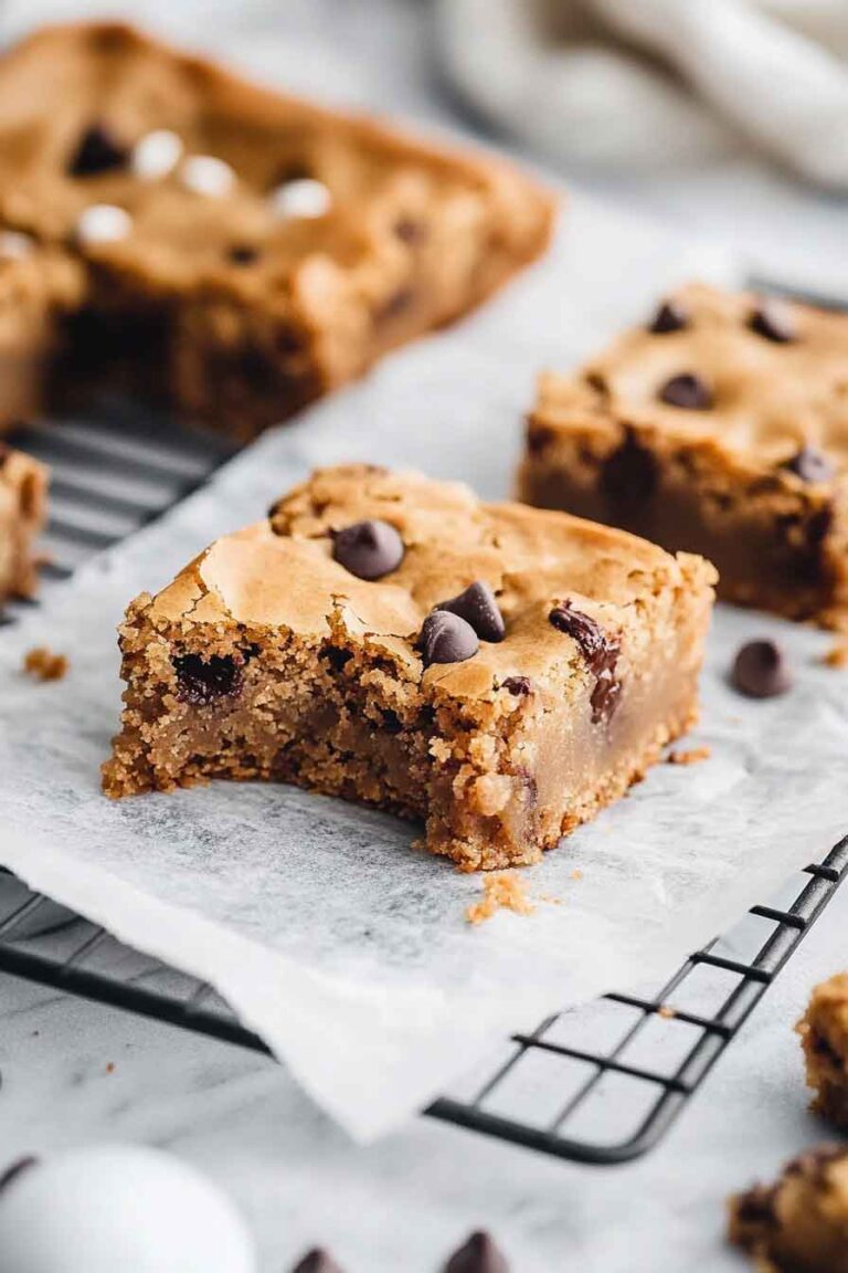 Chewy Chocolate Chip Blondies