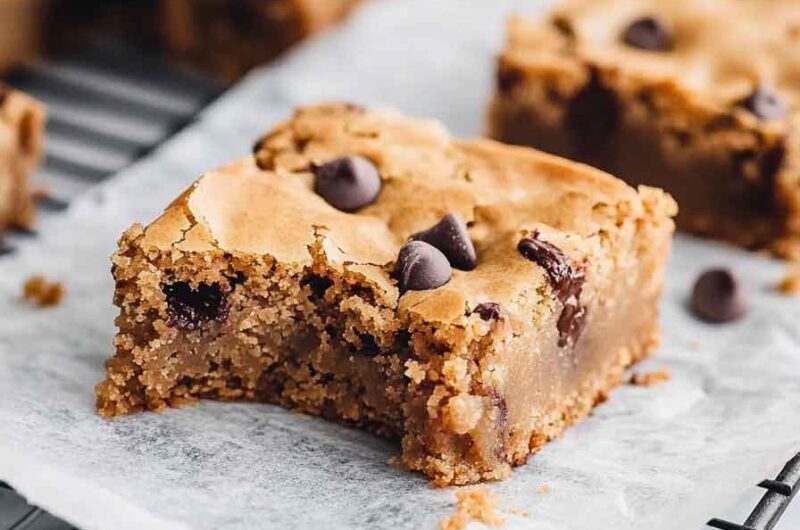 Chewy Chocolate Chip Blondies