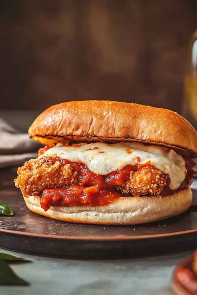Step-by-Step Instructions for Chicken Parm Sandwich