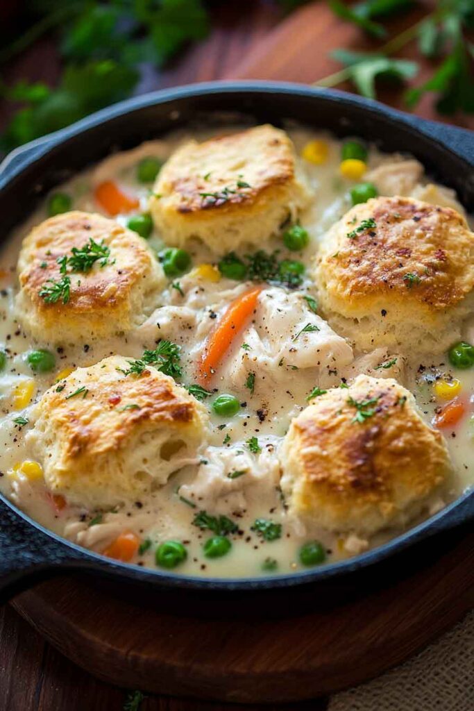 Part 3: Serving and Storing the Chicken Pot Pie