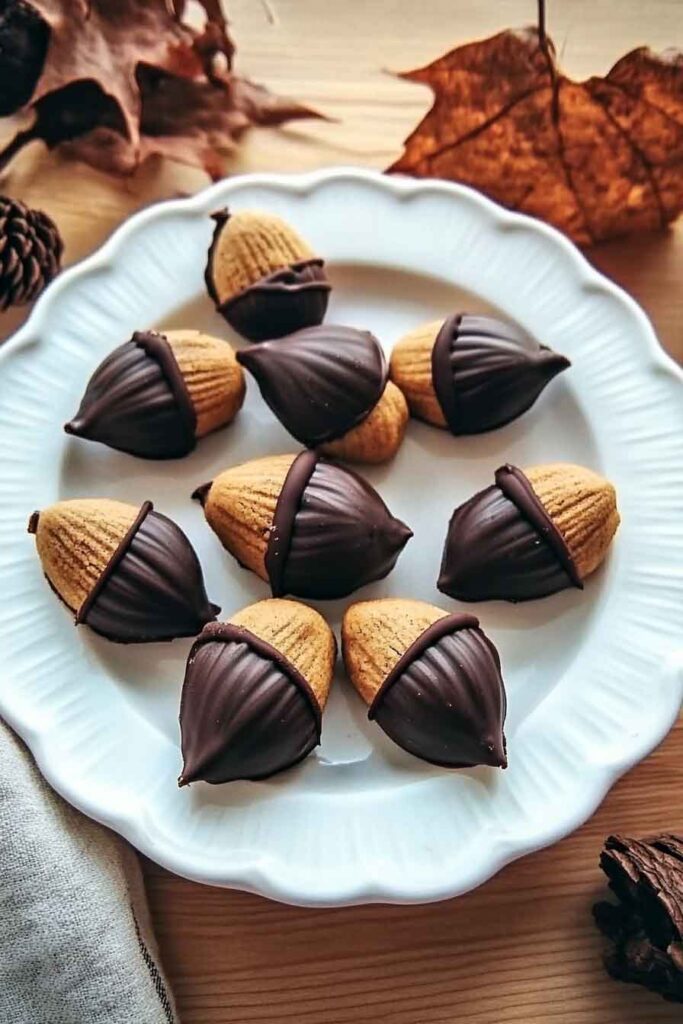 How to Serve Chocolate Acorn Treats