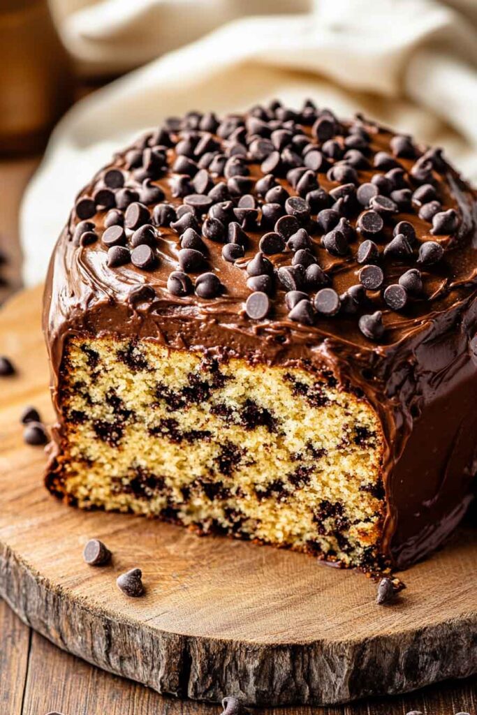 How to Serve Chocolate Chip Cake