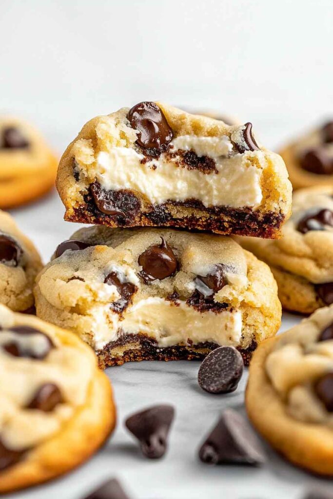 How to Serve Chocolate Chip Cheesecake Cookies