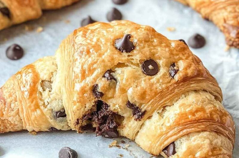 Chocolate Chip Cookie Croissants
