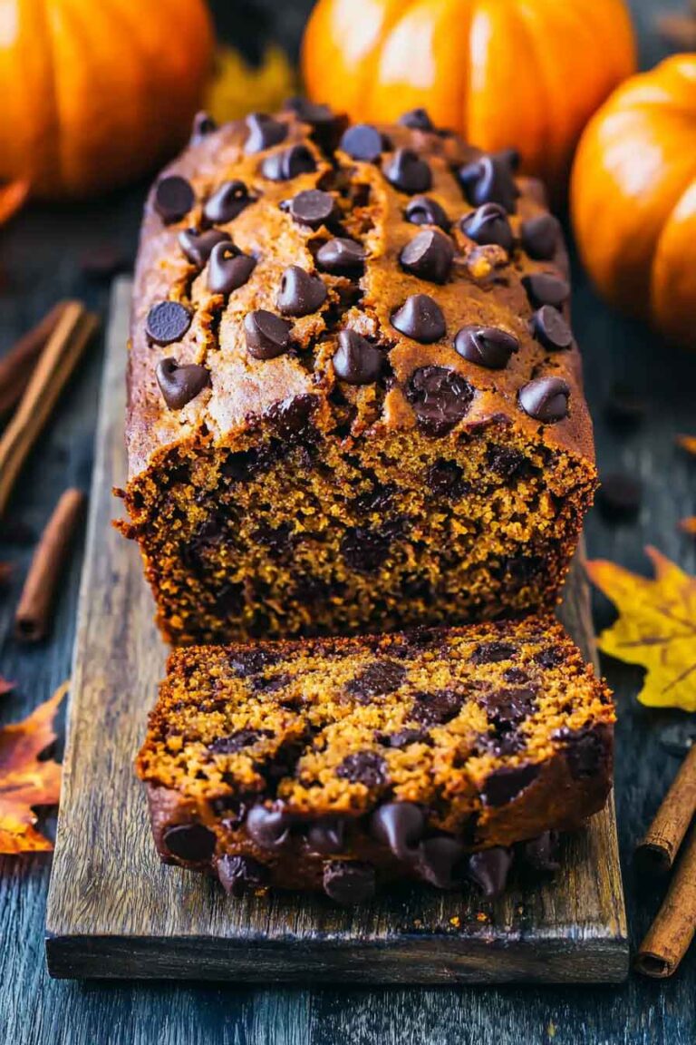 Chocolate Chip Pumpkin Bread
