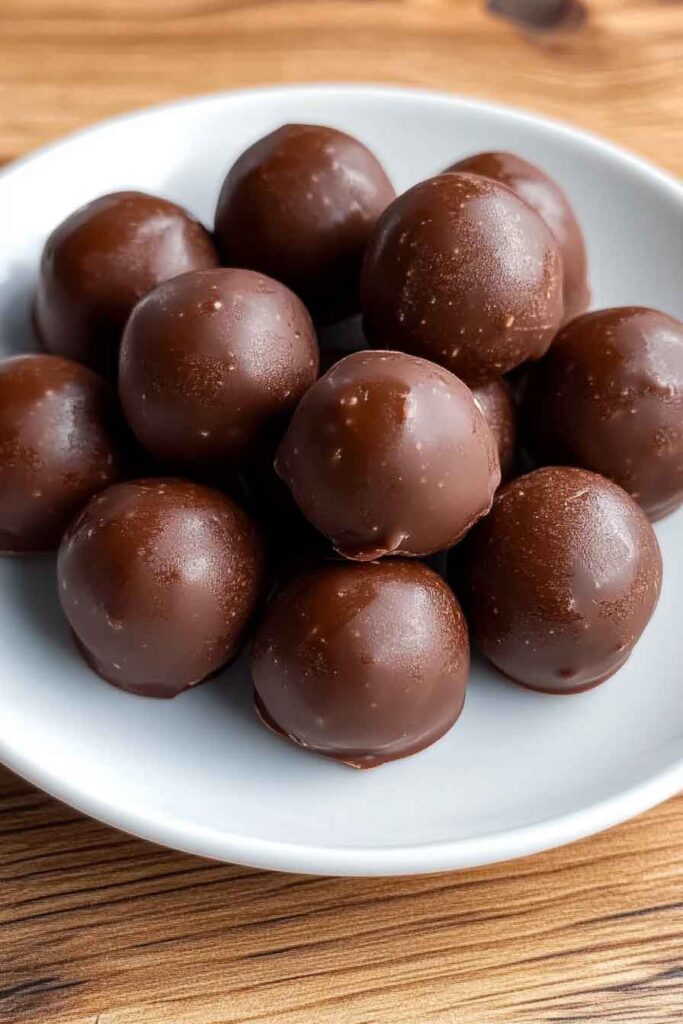 Chocolate Covered Cheesecake Balls Recipe
