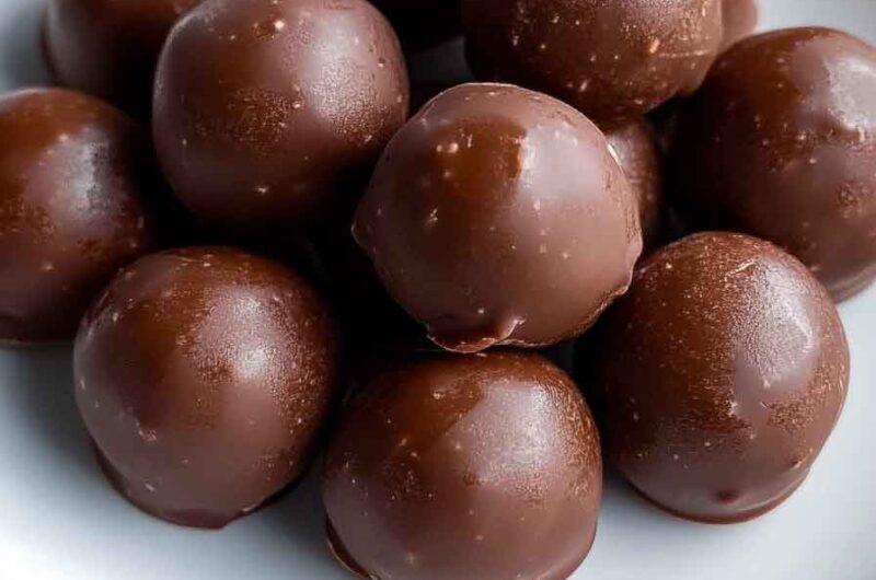 Chocolate Covered Cheesecake Balls Recipe