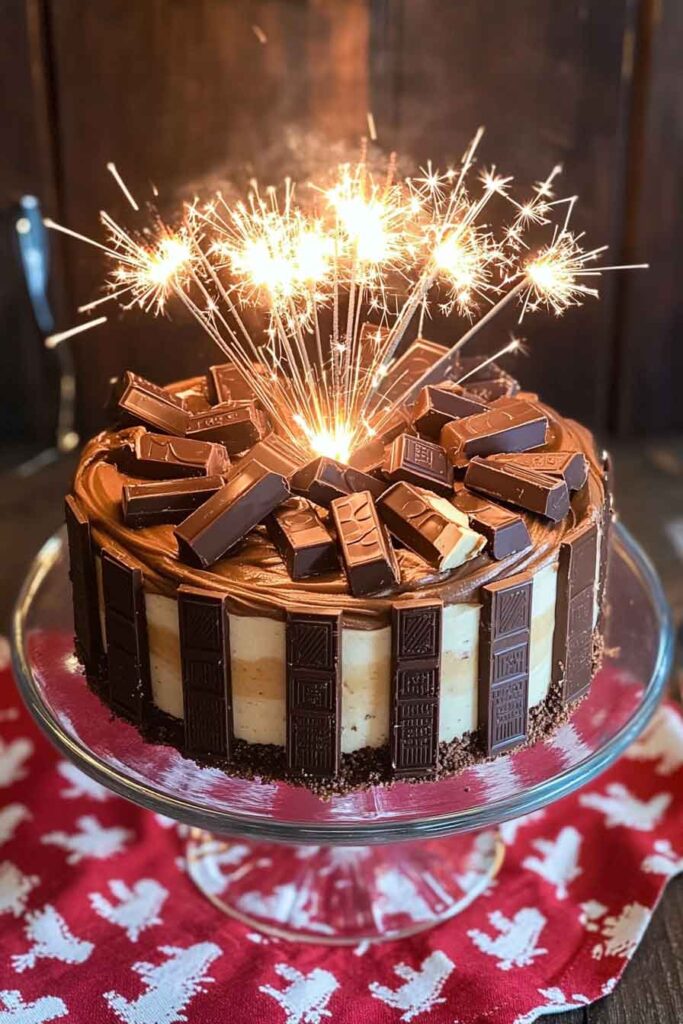 How to Serve Chocolate Crunch Cheesecake