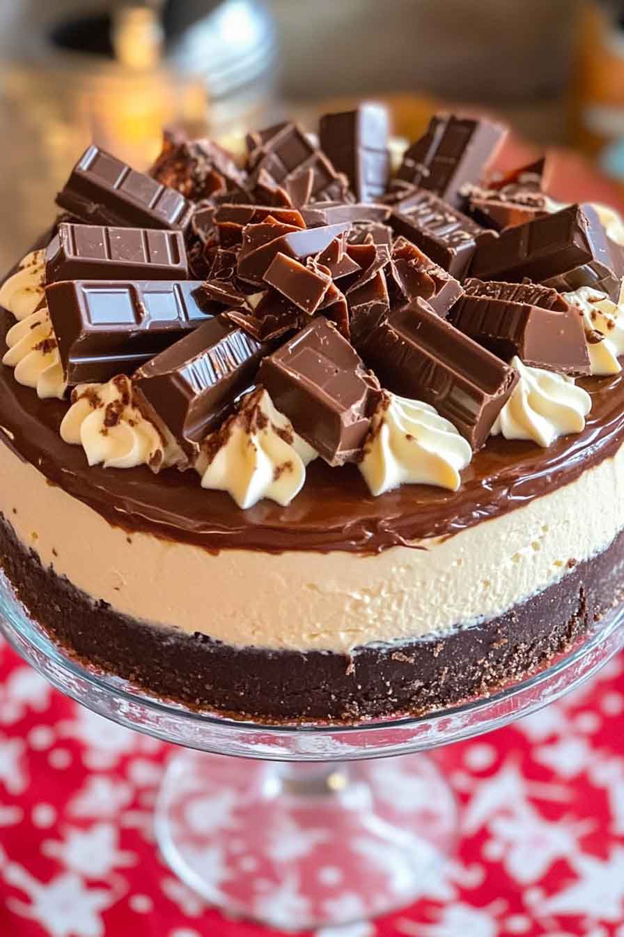 Chocolate Crunch Cheesecake