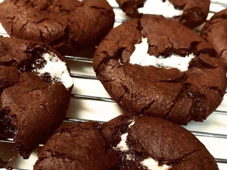 Chocolate Marshmallow Cookies Recipe