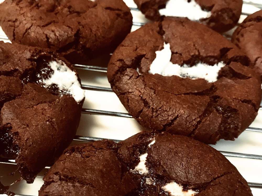 Chocolate Marshmallow Cookies