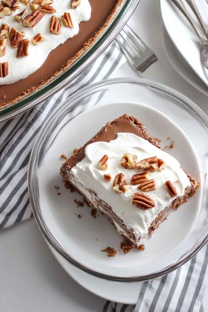 How to Serve Chocolate Pecan Delight