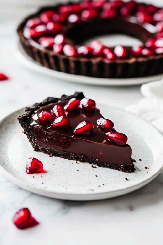 3. Make the Pomegranate Ganache