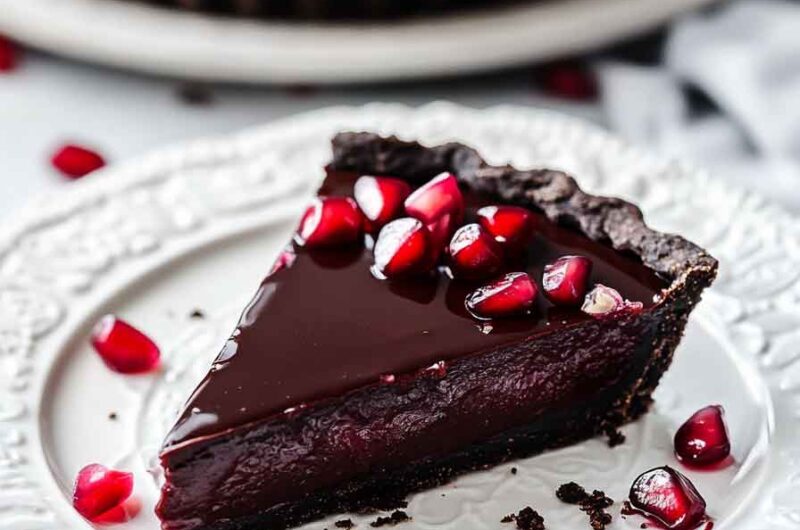 Chocolate Pomegranate Tart Recipe