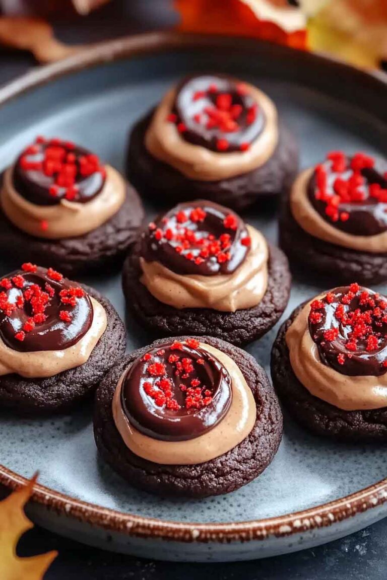 Chocolate Pumpkin Thumbprints Recipe