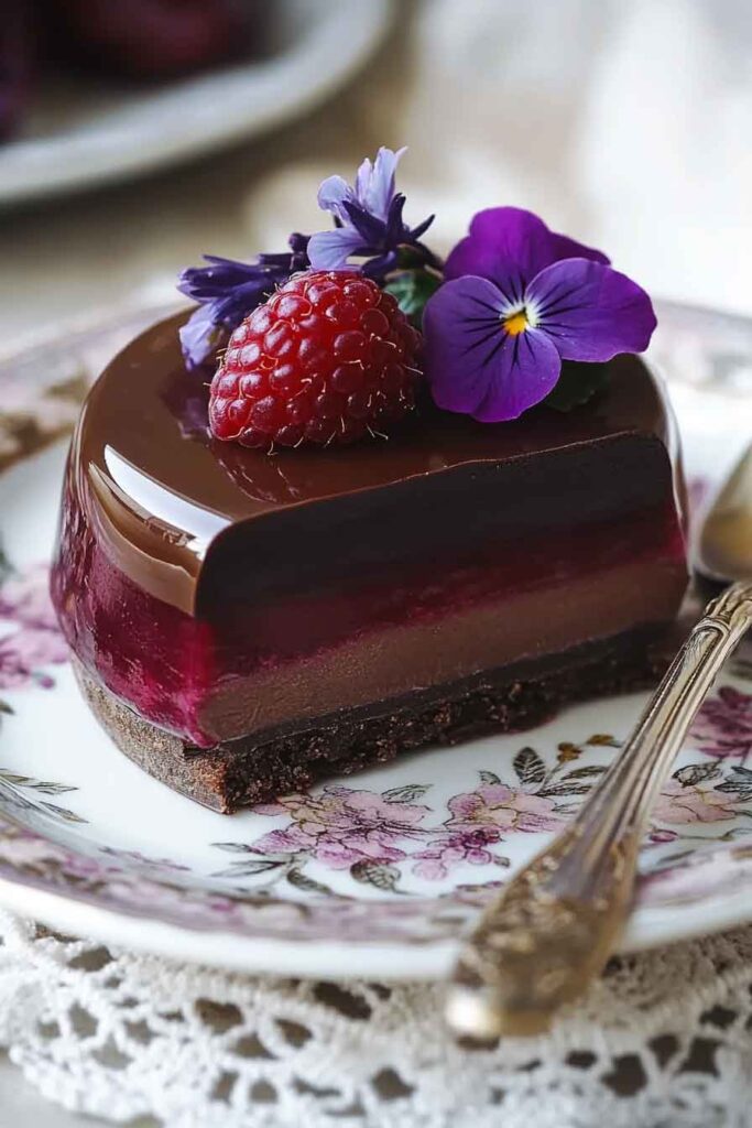 Chocolate Raspberry Bavarois