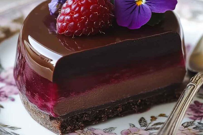 Chocolate Raspberry Bavarois