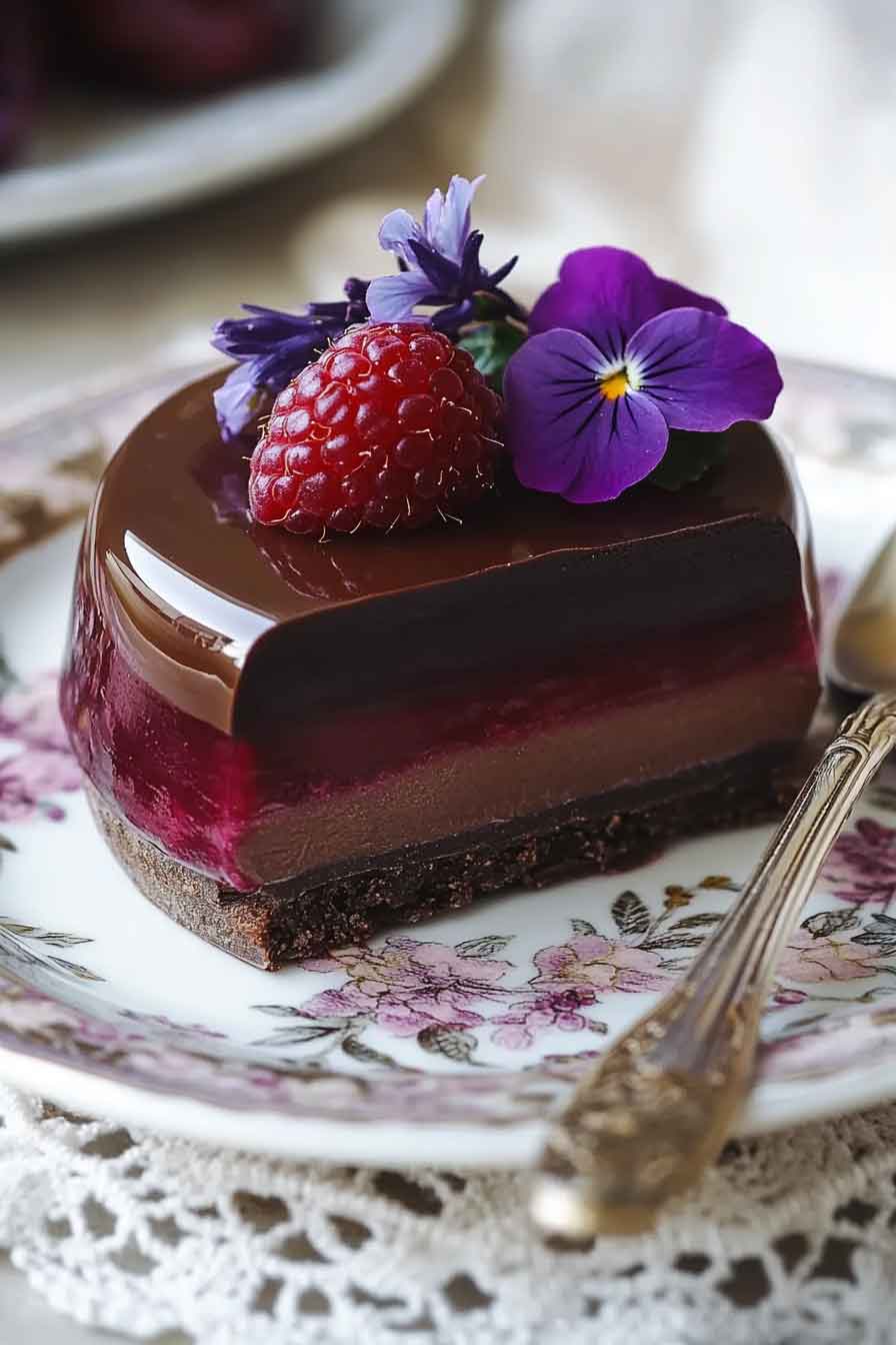 Chocolate Raspberry Bavarois