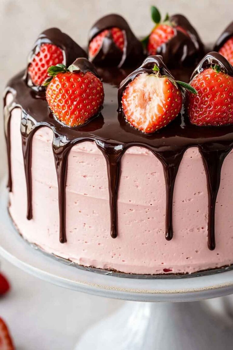 Chocolate Strawberry Cake Recipe