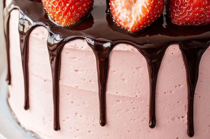Chocolate Strawberry Cake Recipe