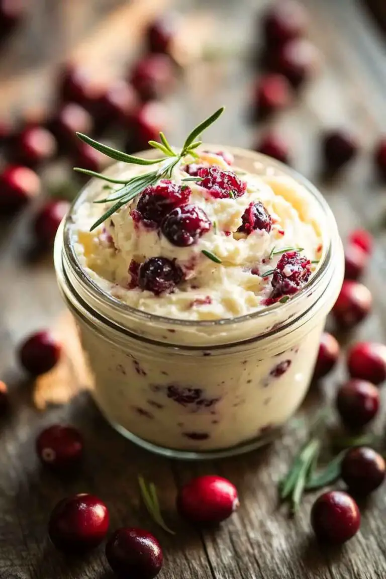 Christmas Cranberry Honey Butter