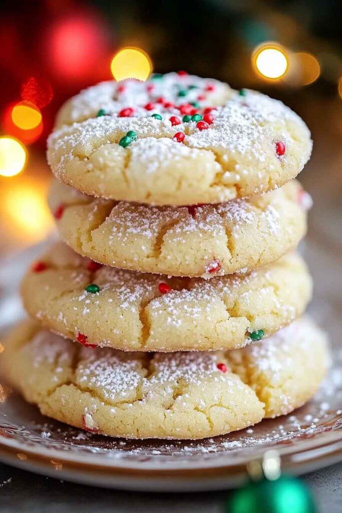 Christmas Ooey Gooey Butter Cookies