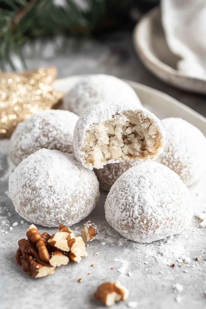 Storing Christmas Snowball Cookies