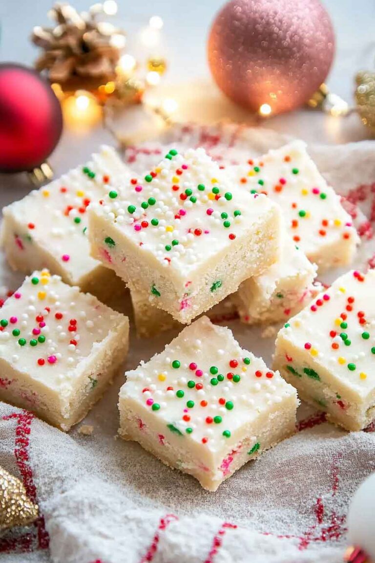 Christmas Sugar Cookie Bars