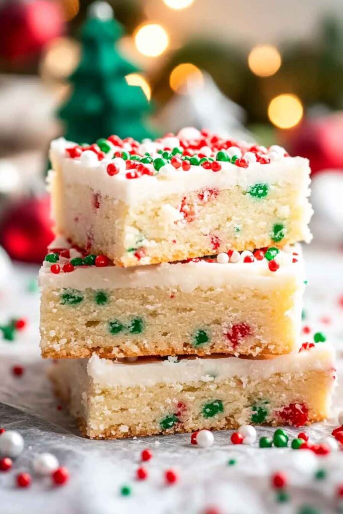 How to Serve Christmas Sugar Cookie Bars