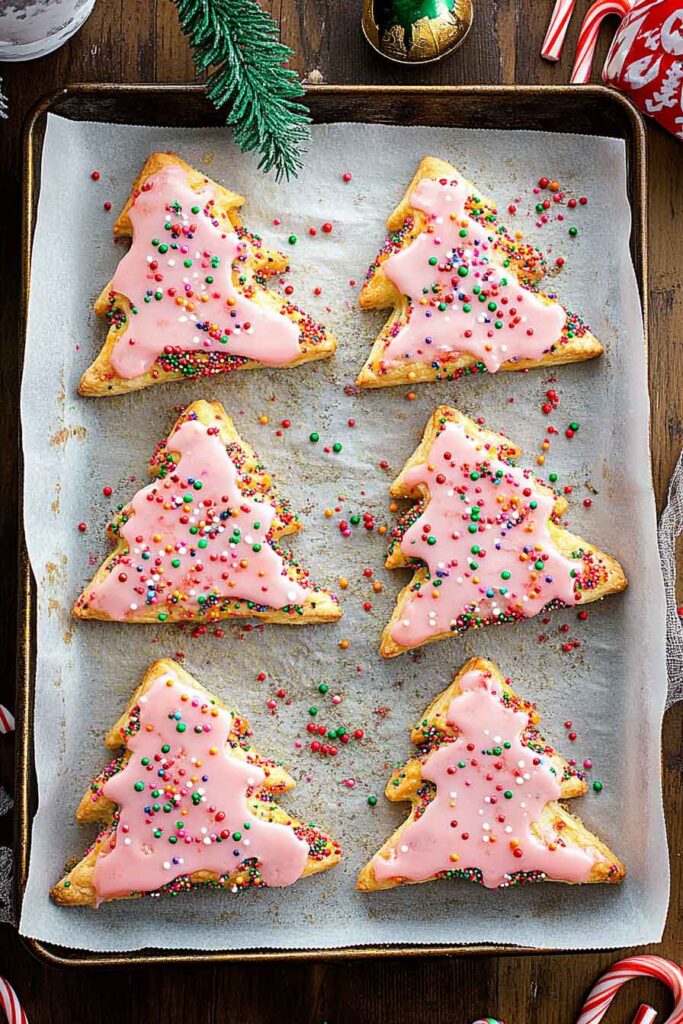 How to Serve Christmas Tree Pop Tarts