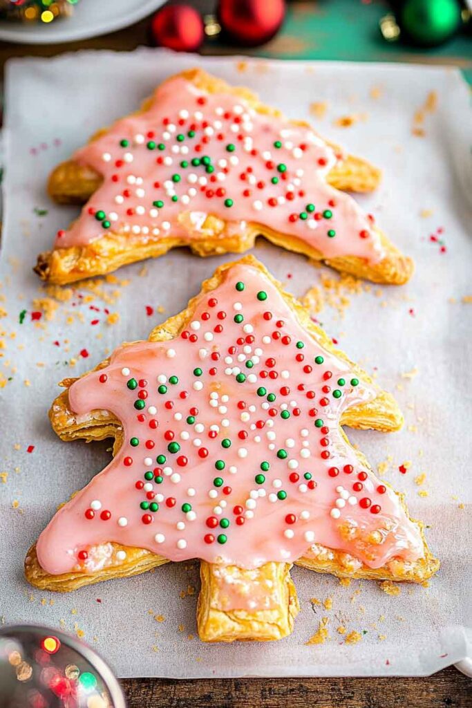 Christmas Tree Pop Tarts
