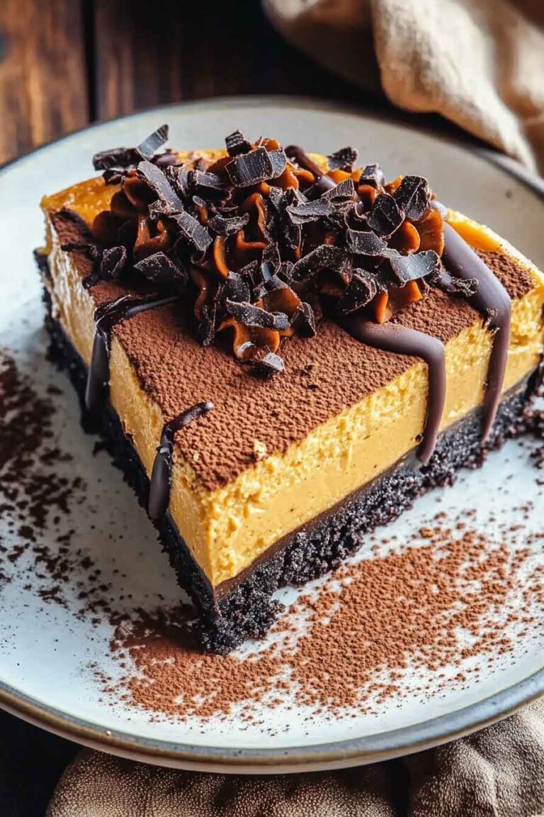 Chunkin Chocolate Pumpkin Cheesecake Recipe