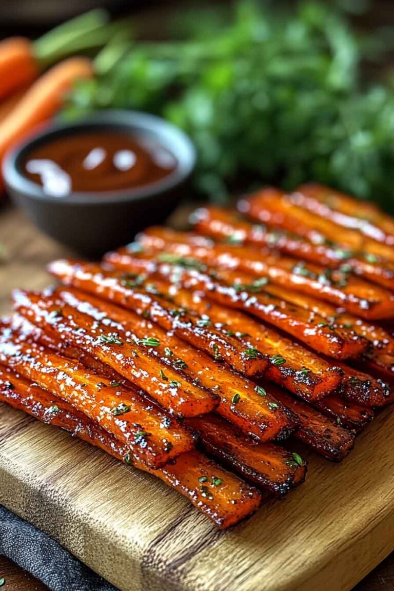 Smoky Sweet Carrot Bacon Strips
