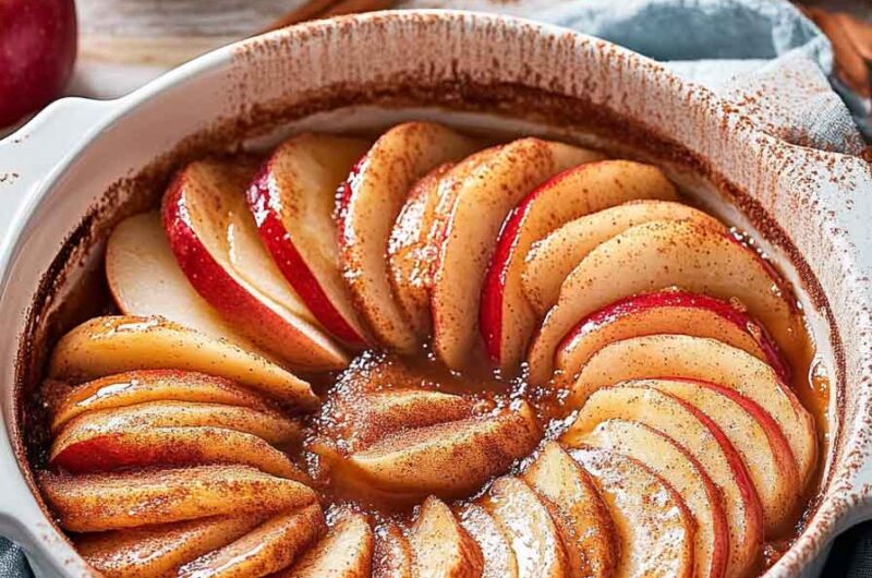 Cinnamon Maple Baked Apples – A Cozy Fall Dessert