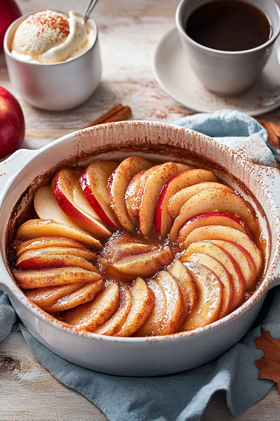 Cinnamon Maple Baked Apples