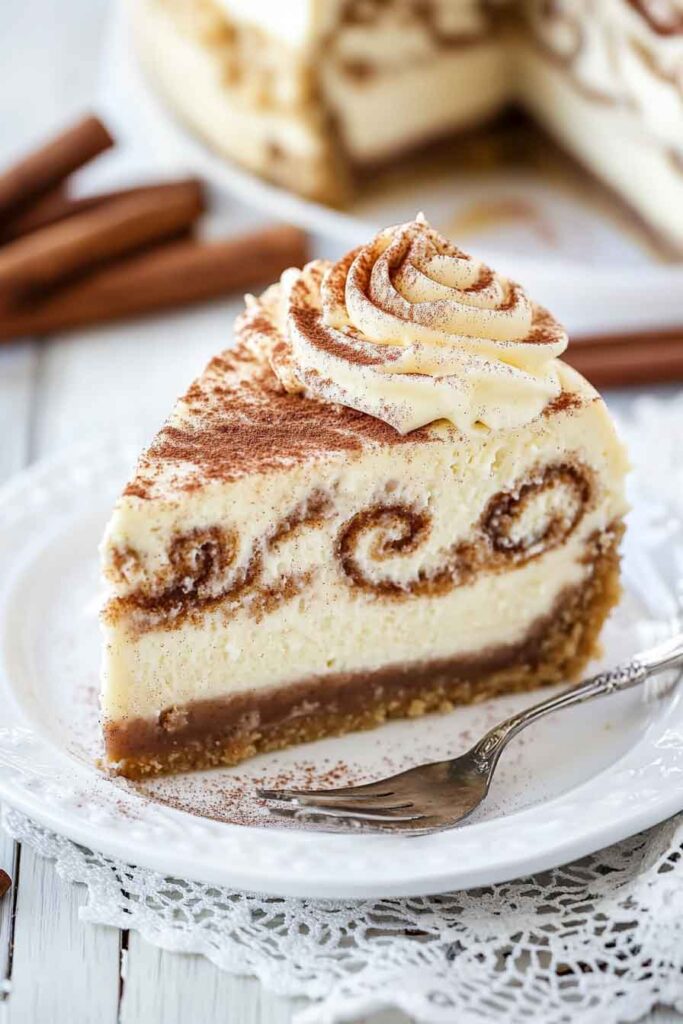 Cinnamon Roll Cheesecake