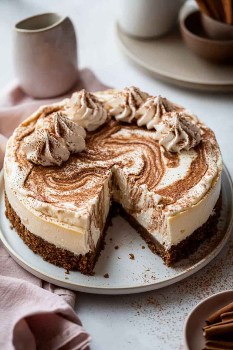 Cinnamon Swirl Cheesecake