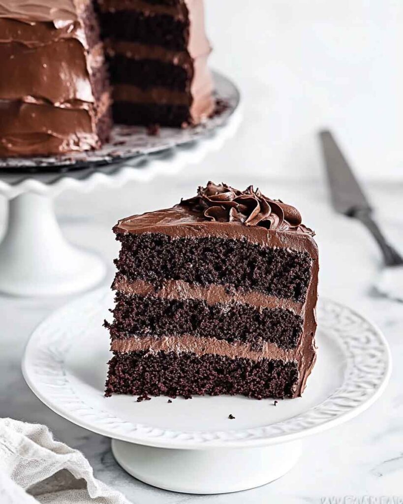 How to Serve Classic Chocolate Layer Cake
