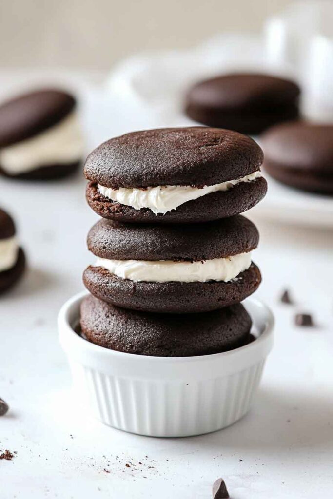 How to Serve Classic Chocolate Whoopie Pies