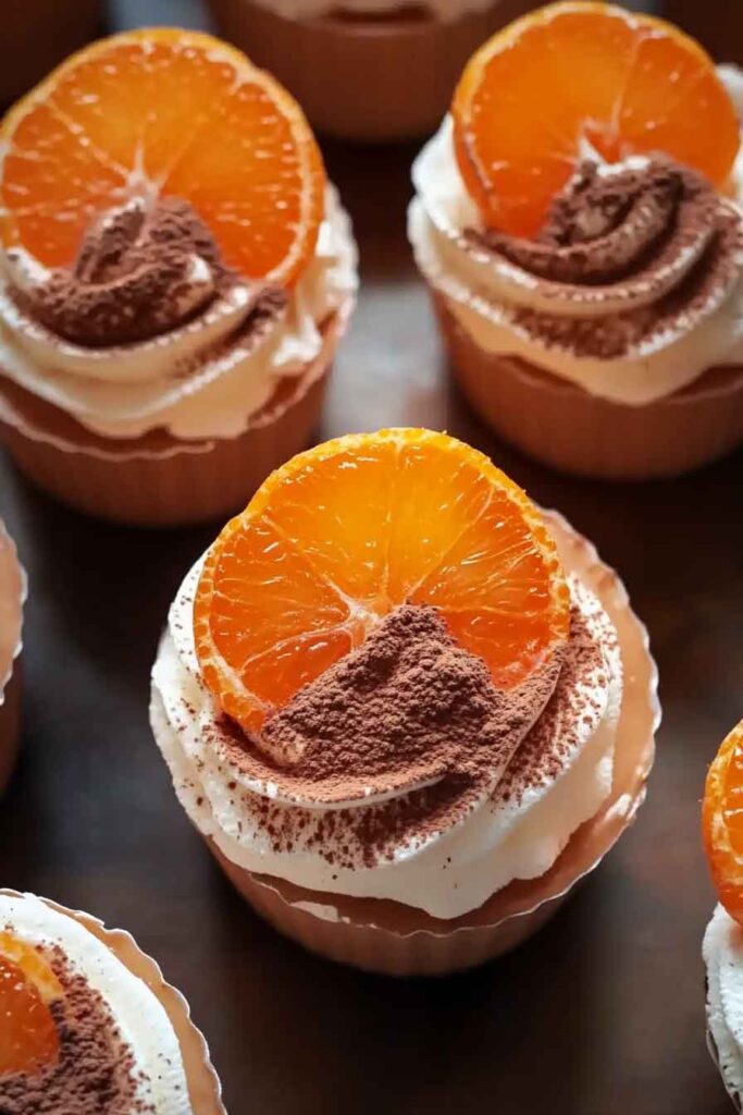 How to Serve Clementine Mousse Cups
