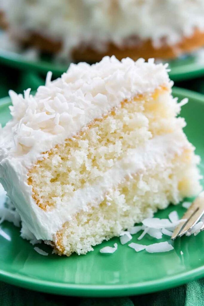 How to Serve Coconut Celebration Cake