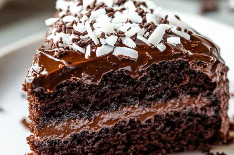 Coconut Chocolate Cake Recipe