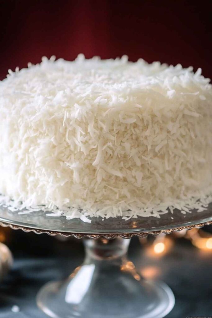 How to Serve Coconut Delight Cake