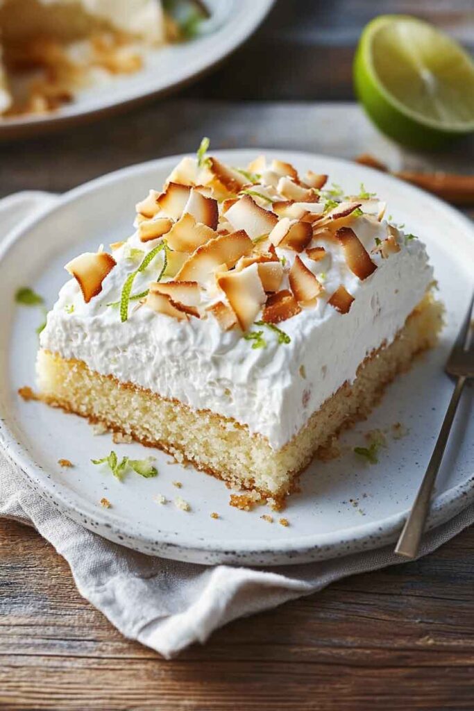 How to Make Coconut Lime Tres Leches Cake