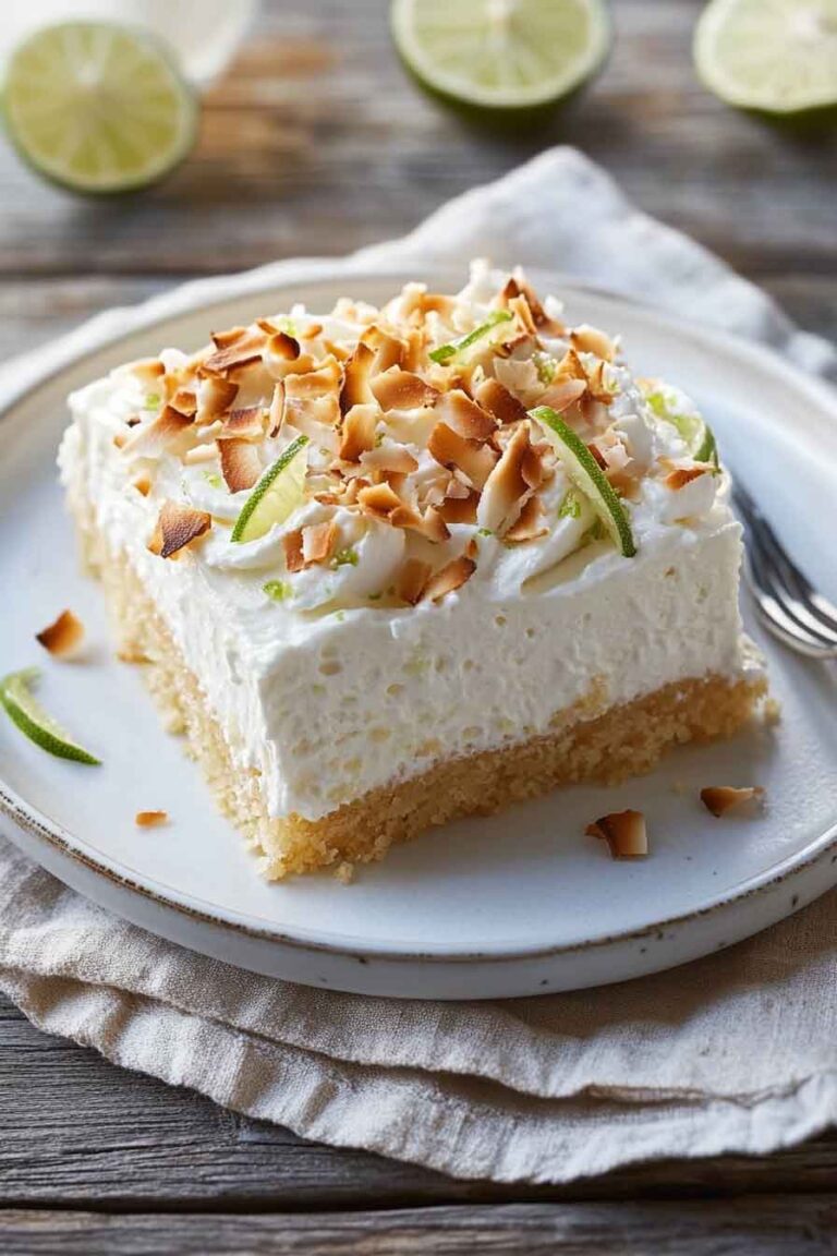 Coconut Lime Tres Leches Cake