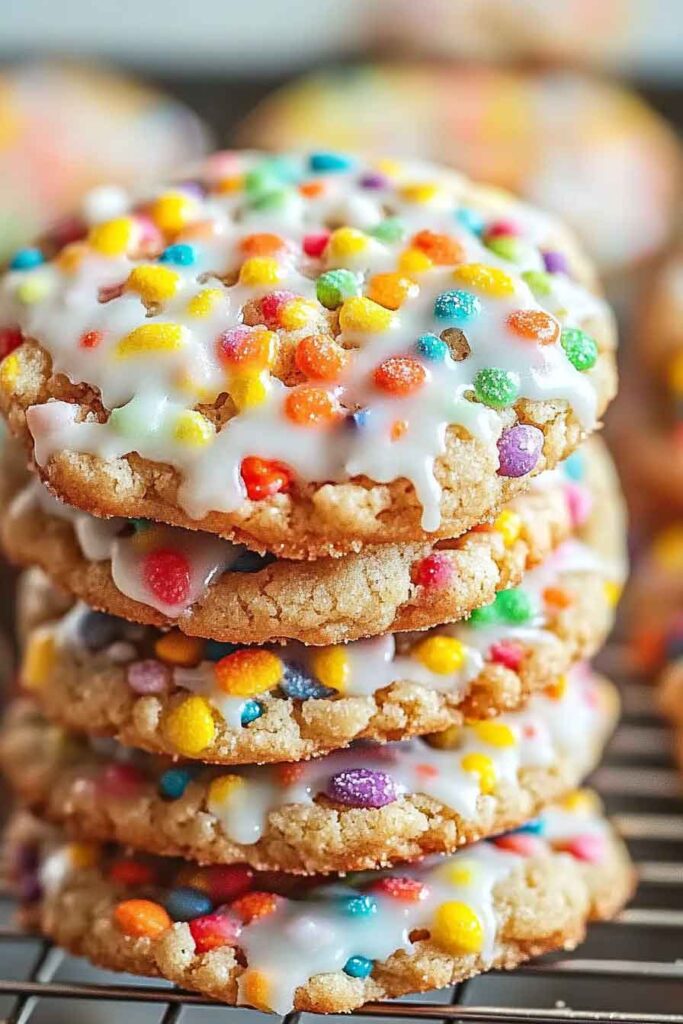 How to Serve Fruity Pebbles Cookies