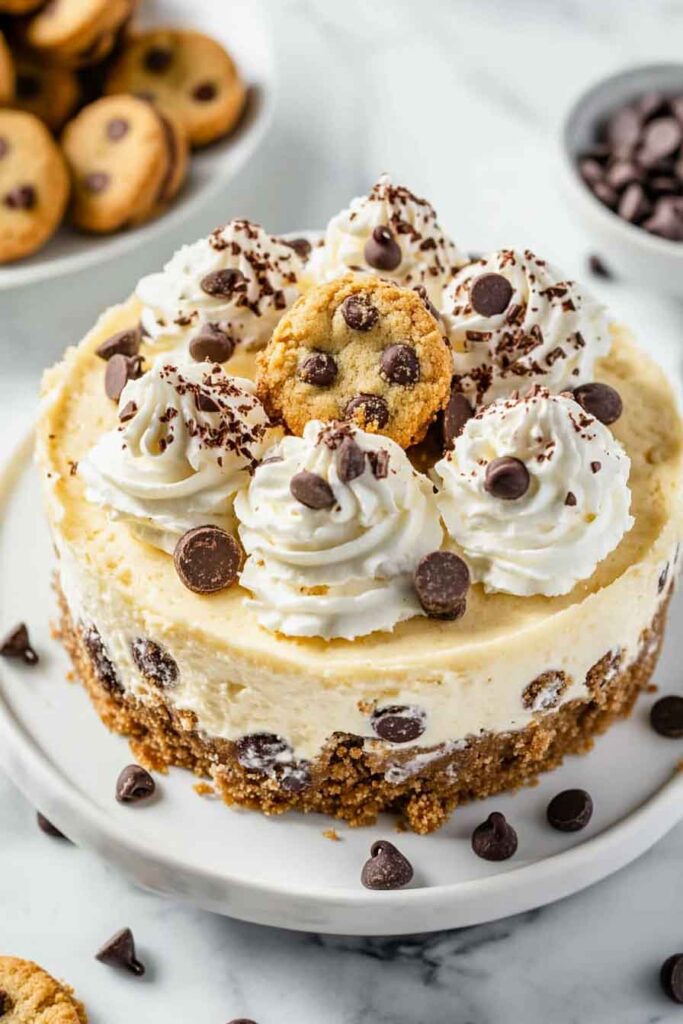 3. Assemble the Cookie Dough Cheesecake