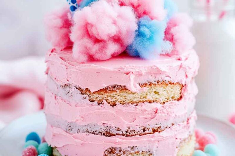 Cotton Candy Layer Cake Recipe