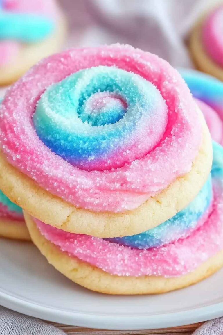 Cotton Candy Swirl Cookies Recipe