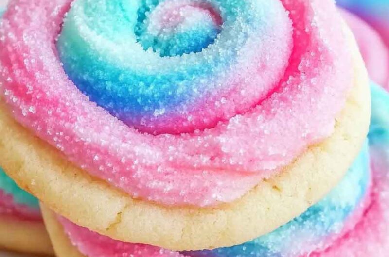Cotton Candy Swirl Cookies Recipe